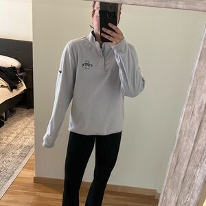 Nike Iowa state quarter zip Gray Sweatshirt